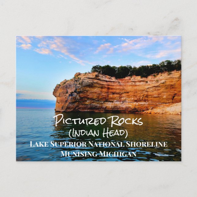 Pictured Rocks Lake Superior National Shoreline  Vykort (Framsida)