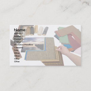 PictureFraming namn, adress 1, adress 2, lurar… Visitkort