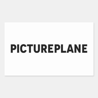 PICTUREPLANE - LOGOTYP REKTANGULÄRT KLISTERMÄRKE