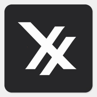 PICTUREPLANE - NEGATIV SLAVE FYRKANTIGT KLISTERMÄRKE