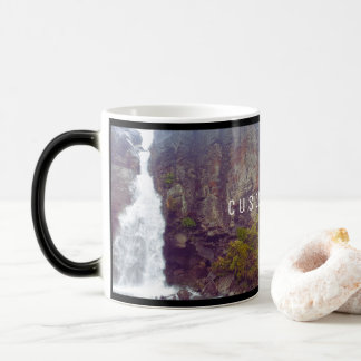 PICTURESQUE ALPINE WATERFALL SCENIC PHOTO KIWI NZ MAGISK MUGG