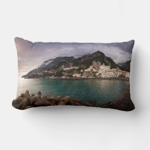 Picturesque Amalfi Kusten, Italien Seaside Town Lumbarkudde