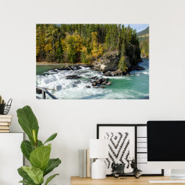 Picturesque Canadian River, Fraser River Poster