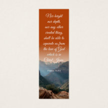 Picturesque Elegant Andlig Bible Verse Bookmark