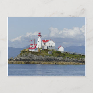 Picturesque Grönt Island Lighthouse-vykort Vykort