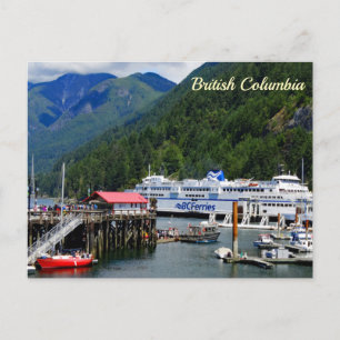 Picturesque Horseshoe Bay i British Columbia Vykort