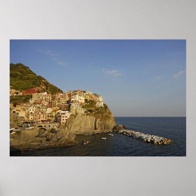 Picturesque Manarola, Cinque Terre, Italien Poster (Framsidan)