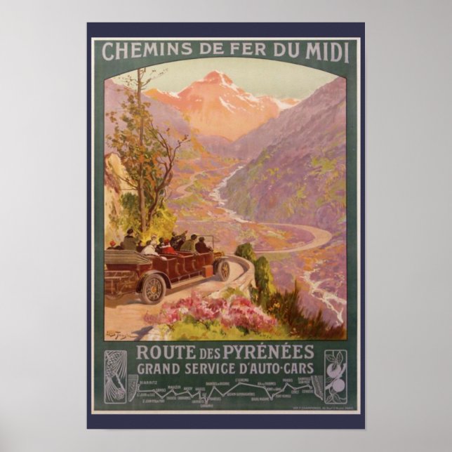 Picturesque Pyrenees Poster (Framsidan)
