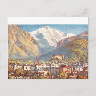 Picturesque Schweiz Scene Vykort