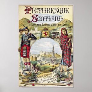 Picturesque Scotland Booklet Cover Poster