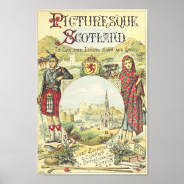 Picturesque Scotland - Vintage Illustration Poster