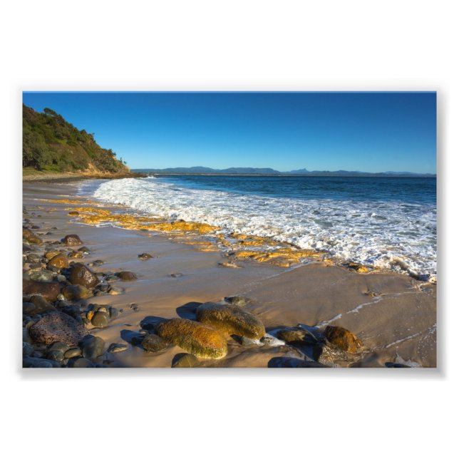 Picturesque-stranden i Cape Byron Bay Australia Fototryck (Framsidan)