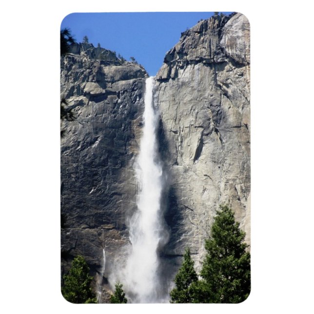 Picturesque Yosemite Falls Photo Magnet (Vertikal)