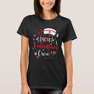 PICU Alla hjärtans dag Sjuksköterska Besättning Sö T Shirt