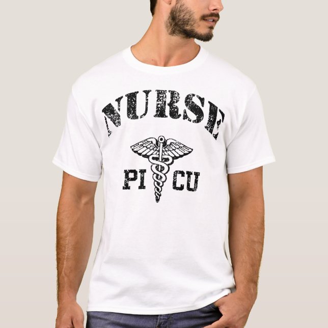 PICU Nurse Tee Shirt (Framsida)