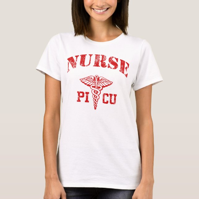 PICU Nurse Tee Shirt (Framsida)