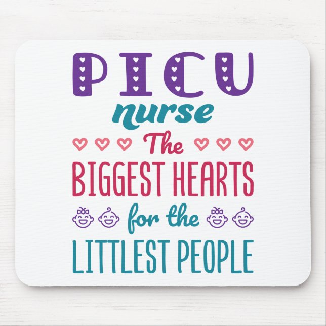 PICU Nurse the Biggest Hearts for Littlest People Musmatta (Framsidan)