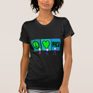 PICU-sjuksköterskagåvor "fredkärlek PICU ", T-shirt