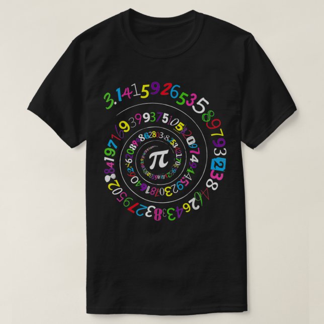 Pie Day  for Boys Numbers Graphic Tee  (Design framsida)