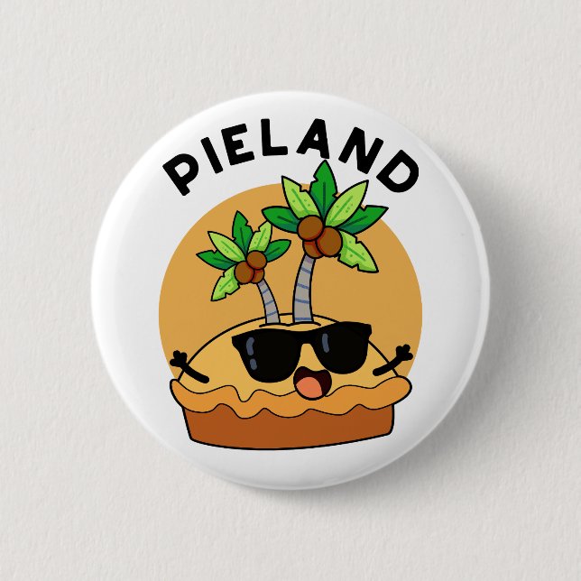 Pie-land Roligt ö-påhitt  Knapp (Framsida)
