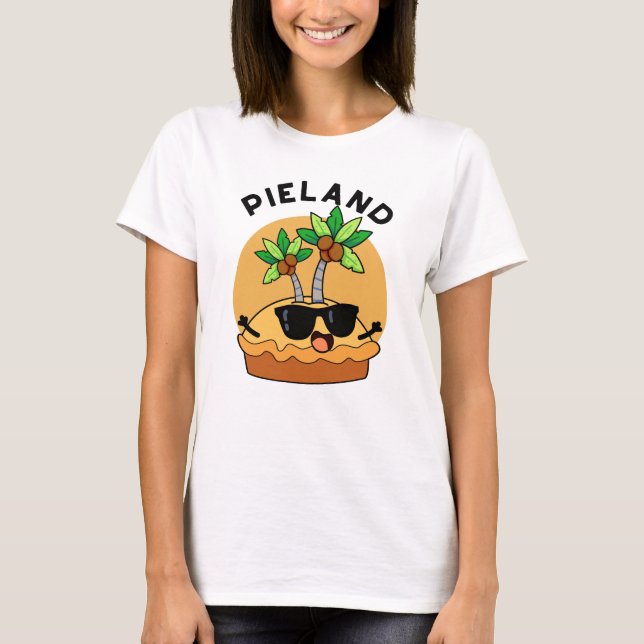 Pie-land Roligt ö-påhitt  T Shirt (Framsida)