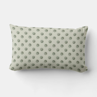 Pie Polkadot" Sage & Tonal Kräm Lumbarkudde