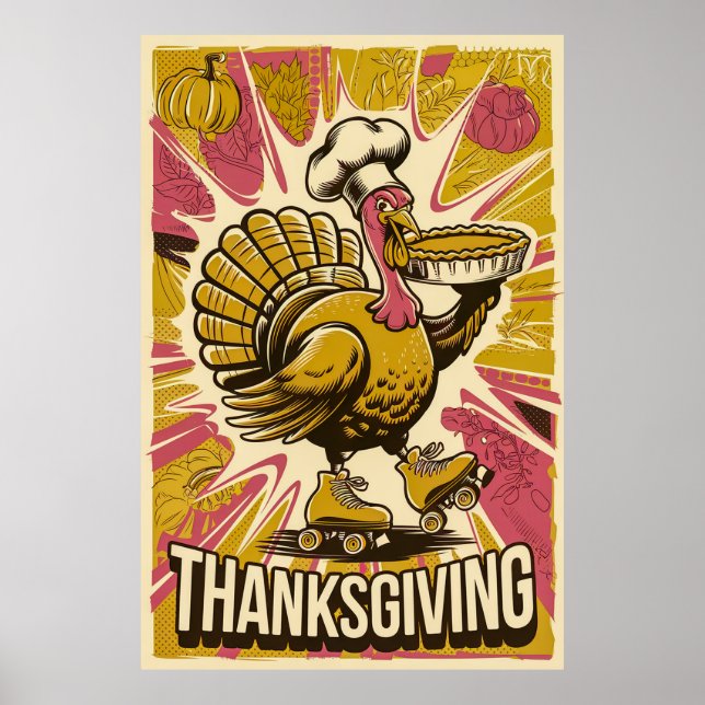 Pie-Wheels Gobbler Poster (Framsidan)