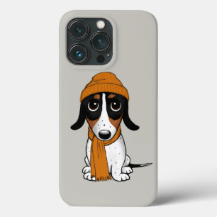 Piebald Dachshund   Cute Hipster-Hund 