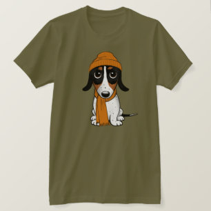Piebald Dachshund Cute Hipster Hund T-Shirt