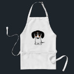 Piebald Dachshund Cute Puppy Hund Vuxen Apron Förkläde<br><div class="desc">Roligt BBQ-plattan för Piebald Dachshund älskare. Svartvit,  brun och vit färgad Doxie. Besök Jenns Doodle World om du vill ha ännu fler tillbehör till hemmet och kontoret med detta rolig hund och mer originella wiener hund design.</div>