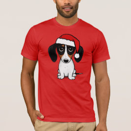 Piebald Dachshund Santa Cute Wiener Hund T Shirt