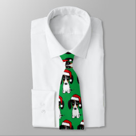 Piebald Dachshund Santa Wiener Hund jul Slips