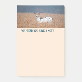 Piebald Hjort Photo Post-it Block