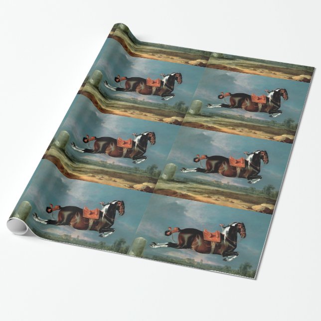 Piebald Horse "Ceassistance" Presentpapper (Utrullad)