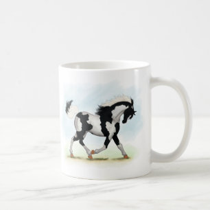 Piebald Overo Pinto Horse Kaffemugg