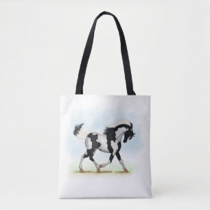 Piebald Overo Pinto Horse Tygkasse