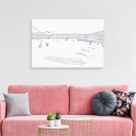 Piece Hall Halifax – Historiska West Yorkshire Canvastryck