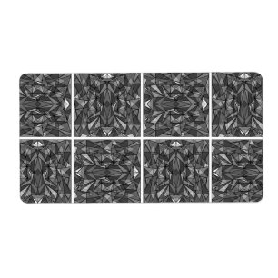PiecedLayered 2x2 BandW Fraktsedel