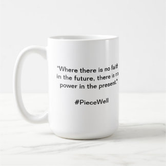 PIeceWellQuote Kaffemugg