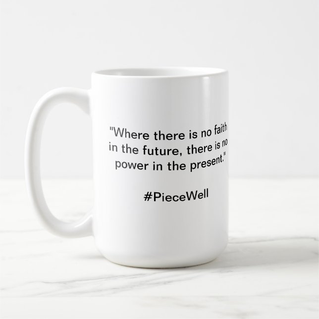 PIeceWellQuote Kaffemugg (Vänster)