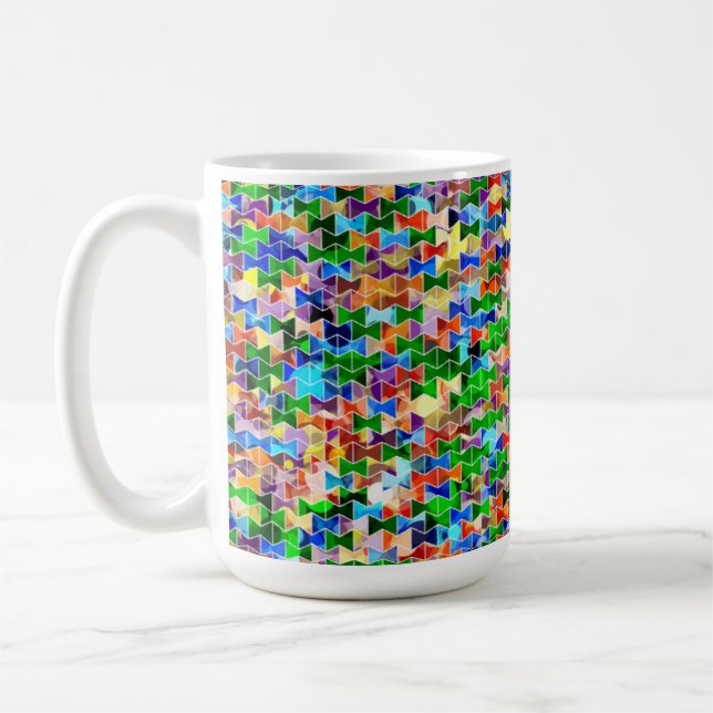 Piecewise Bowties Dot 15oz Mugg (Vänster)