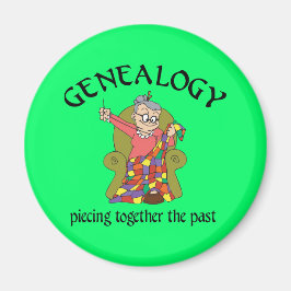 Piecing Together the Past Magnet