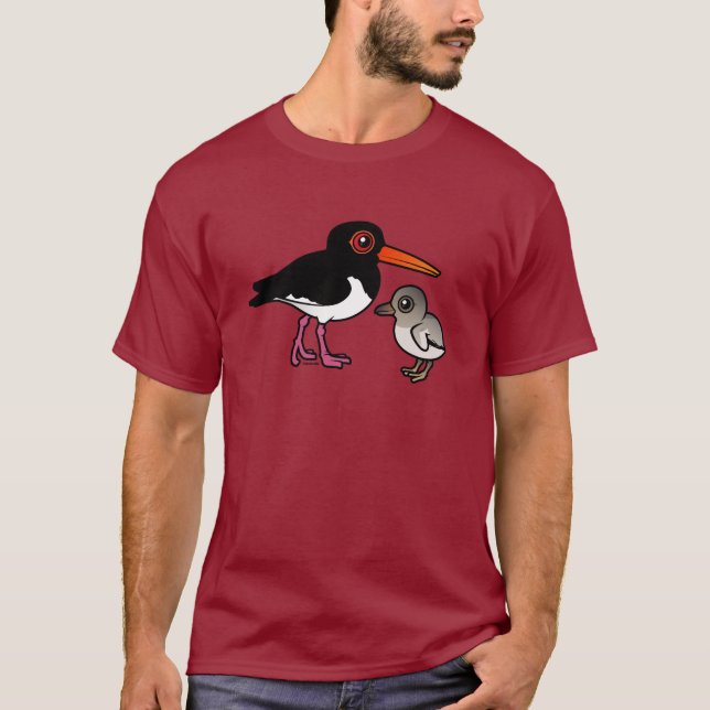 Pied Oystercatcher med chicken T-shirt (Framsida)