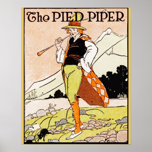 Pied Piper Barnkammare Poster (Framsidan)