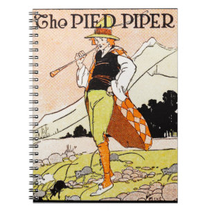 Pied Piper Children's Nursery Anteckningsbok Med Spiral