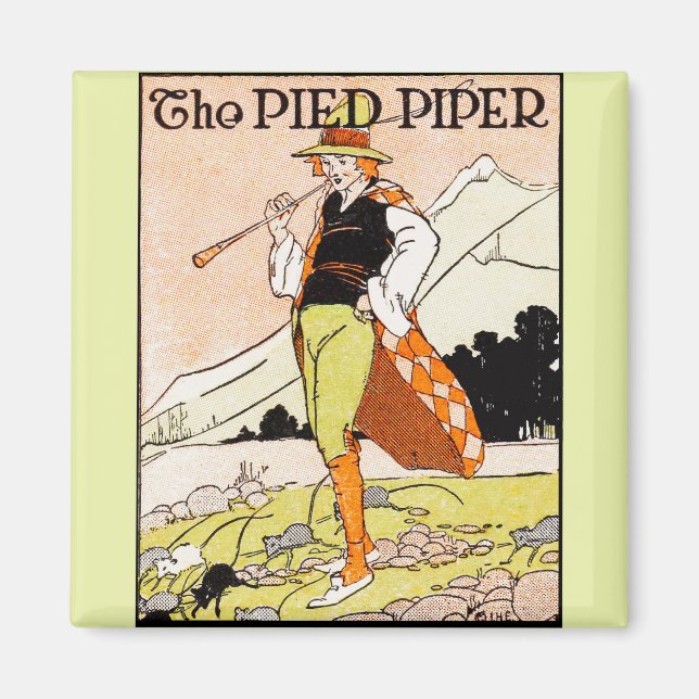 Pied Piper Children's Nursery Magnet (Framsidan)