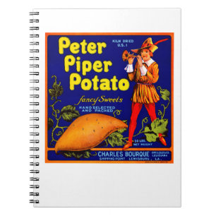 Pied Piper Potato Anteckningsbok