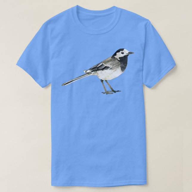 Pied wagtail t shirt (Design framsida)