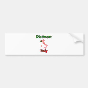 Piedmont italien bildekal