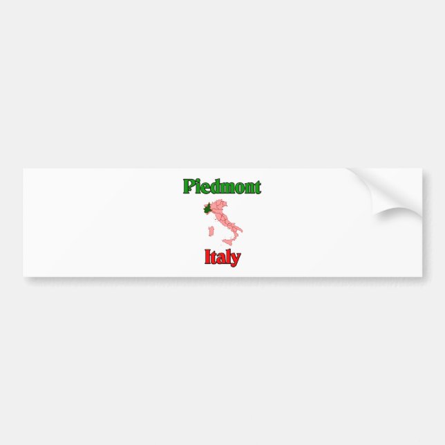 Piedmont italien bildekal (Framsidan)